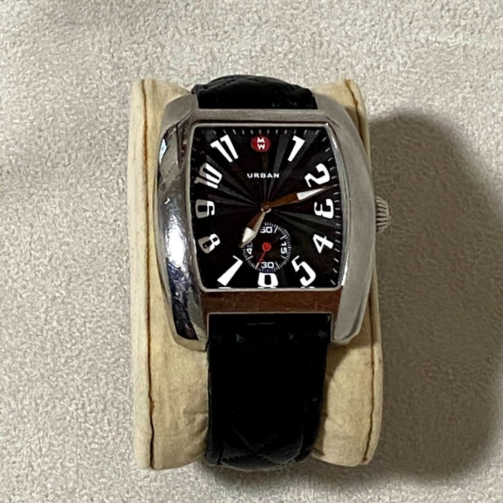 Michele Urban Stainless Steel Black